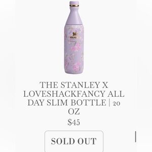 Stanley Loveshack Fancy All Day Slim Bottle 20 oz